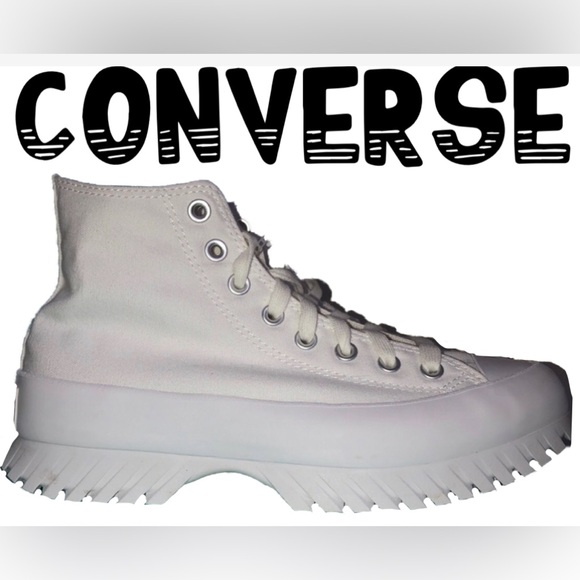 CONVERSE Men Chuck Taylor White All Star Lugged 2.0 High Platform Sneaker NWOT - Picture 4 of 11